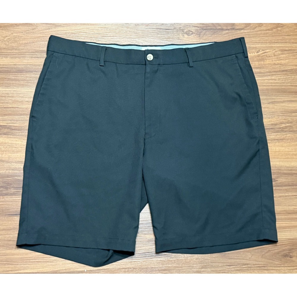 Peter Millar Crown Sport Black Salem Performance 9" Golf Shorts Mens Sz 38